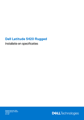 Dell Latitude 5420 Rugged Installatiehandleiding