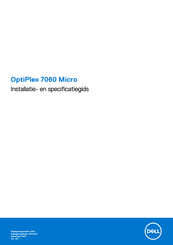 Dell OptiPlex 7060 Micro Installatiehandleiding
