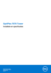 Dell OptiPlex 7070 Tower Installatiehandleiding