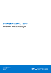 Dell OptiPlex 5060 Tower Installatiehandleiding
