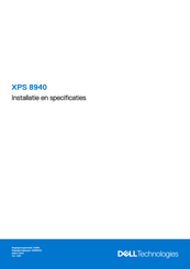 Dell XPS 8940 Installatiehandleiding