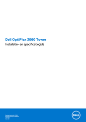 Dell OptiPlex 3060 Tower Installatiehandleiding