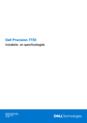 Dell P34E Installatiehandleiding
