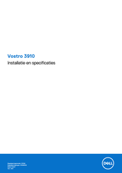 Dell Vostro 3910 Installatiehandleiding