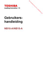 Toshiba NB10-A Gebruikershandleiding