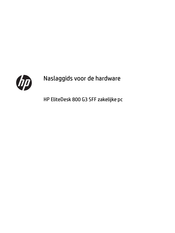 HP EliteDesk 800 G3 SFF Naslaggids