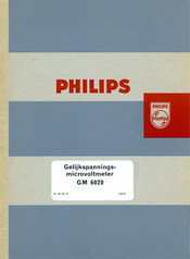 Philips GM 6020 Handleiding