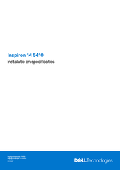 Dell Inspiron 14 5410 Installatiehandleiding