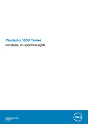 Dell Precision Tower 3630 Installatiehandleiding