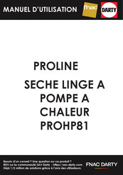 Proline PROHP81 Handleiding