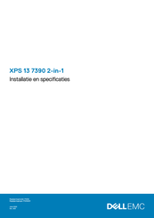 Dell XPS 13 7390 2-in-1 Installatiehandleiding