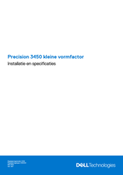 Dell Precision 3450 Installatiehandleiding
