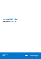 Dell Latitude 5285 2-in-1 Handleiding