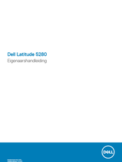 Dell Latitude 5280 Handleiding