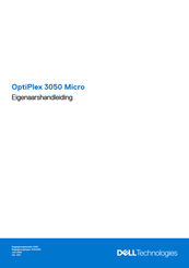 Dell OptiPlex 3050 Micro Handleiding