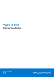 Dell Vostro 14-5468 Handleiding