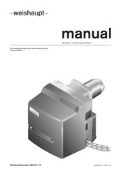 Weishaupt WL20/1-C Montage- En Bedieningshandleiding