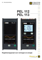 Chauvin Arnoux PEL113 Gebruikshandleiding