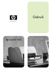 HP LaserJet 1000 Printer Series Gebruikershandleiding