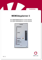 Abilia MEMOdayplanner 3 Handleiding