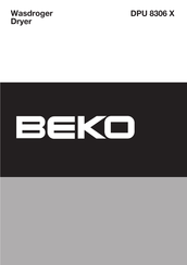 Beko DPU 8306 X Gebruikershandleiding