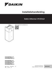Daikin Altherma 3 R ECH2O EHSH08P50E Series Installatiehandleiding