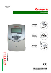 OERTLI Oetrosol A Installatiehandleiding