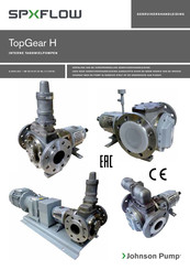 SPX Flow TopGear H TG H3-32 Gebruikershandleiding