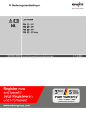 EWM PM 301 G Bedieningshandleidingen