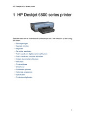 HP Deskjet 6800 Series Handleiding