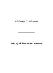 HP Deskjet D1300 Series Helpgids