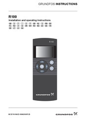 Grundfos R100 Installatie- En Bedieningsinstructies