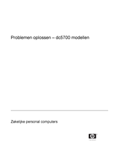 HP dc5700 Handleiding Voor Het Oplossen Van Problemen