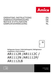 Amica AR1112R Gebruiksaanwijzing