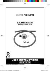 Cadac DOMETIC 8515 Gebruiksaanwijzing