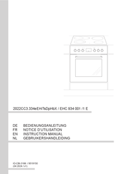 Amica EHC 934 001 /1 E Gebruikershandleiding