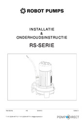 Robot Pumps RS Series Installatie- En Onderhoudsinstructies