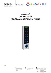 Benelux GiBiDi AU02210 Programmeerhandleiding