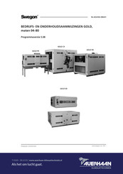 Swegon GOLD PX Bedrijfs- En Onderhoudsvoorschriften