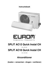 EUROM SPLIT AC18 Quick Instal CH Instructieboekje