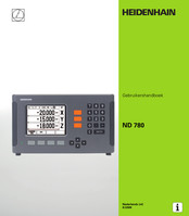 HEIDENHAIN ND 780 Gebruikershandboek