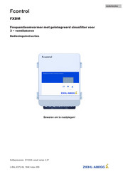 ZIEHL-ABEGG Fcontrol FXDM Bedieningsinstructies