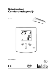 Biddle Comfort CA Instructiekaart