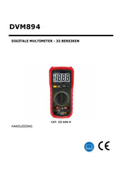 Velleman DVM894 Handleiding