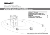 Sharp MX-M464N Verkorte Installatiehandleiding