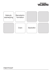 VALBERG FM57PXSIP Gebruiksaanwijzing