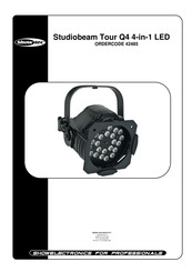 SHOWTEC Medium Studiobeam Tour Q4 4-in-1 LED Producthandleiding