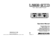 JB Systems USB 900 Gebruiksaanwijzing