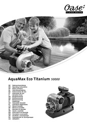 Oase AquaMax Eco Titanium 50000 Gebruiksaanwijzing