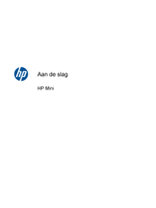 HP Mini Handleiding